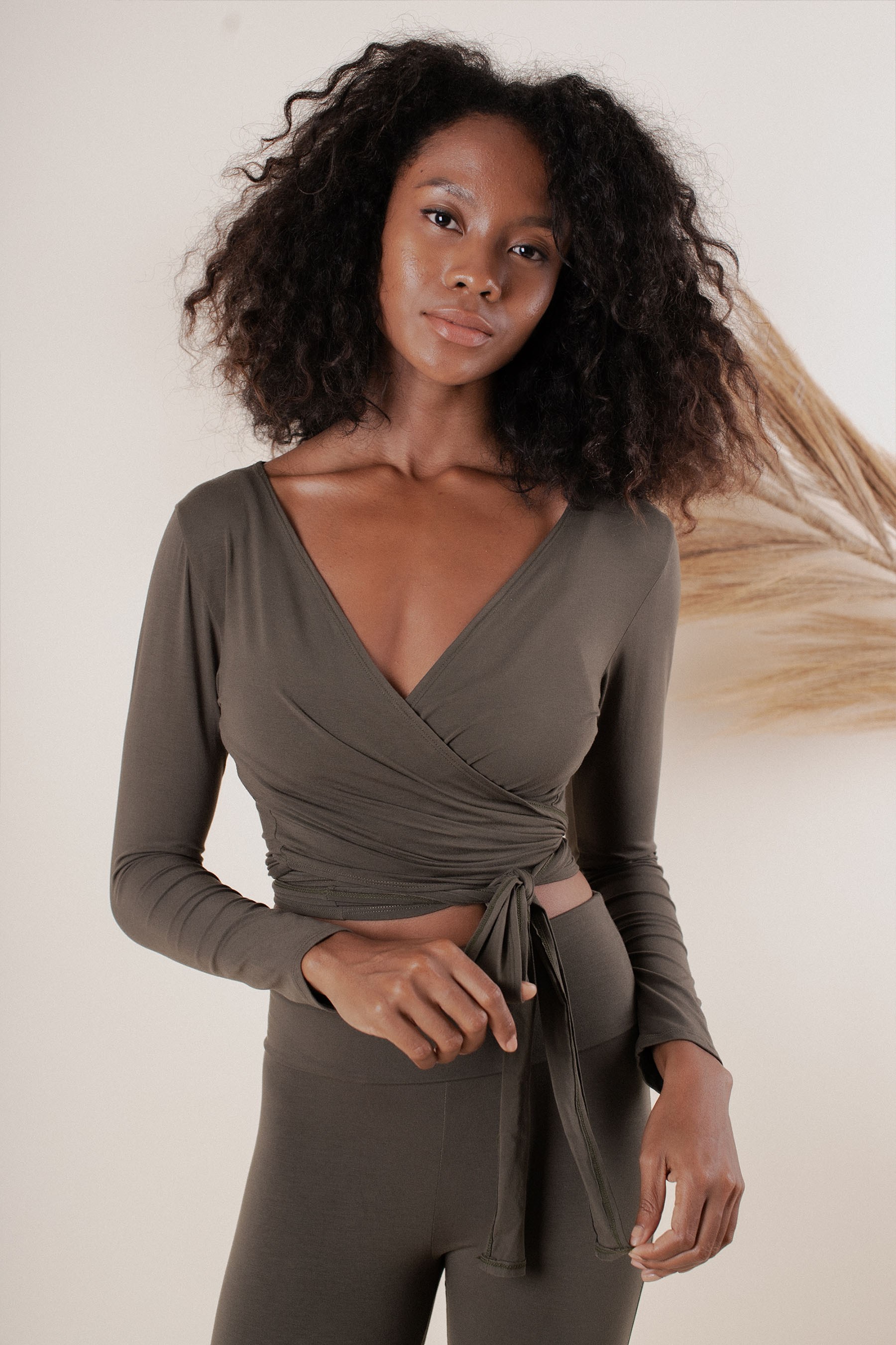 Agni Wrap Top Forest