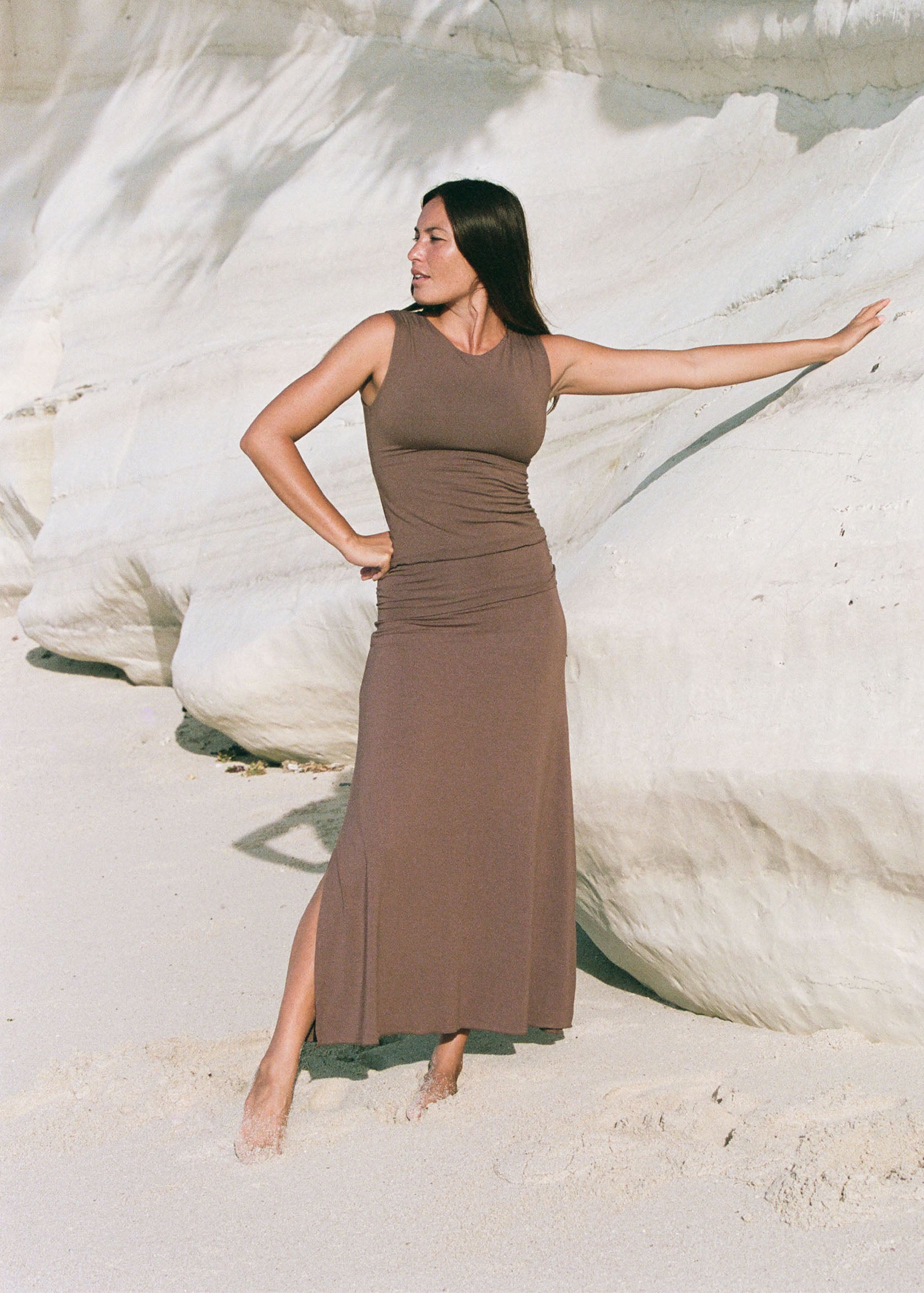 Agni Skirt Chocolate