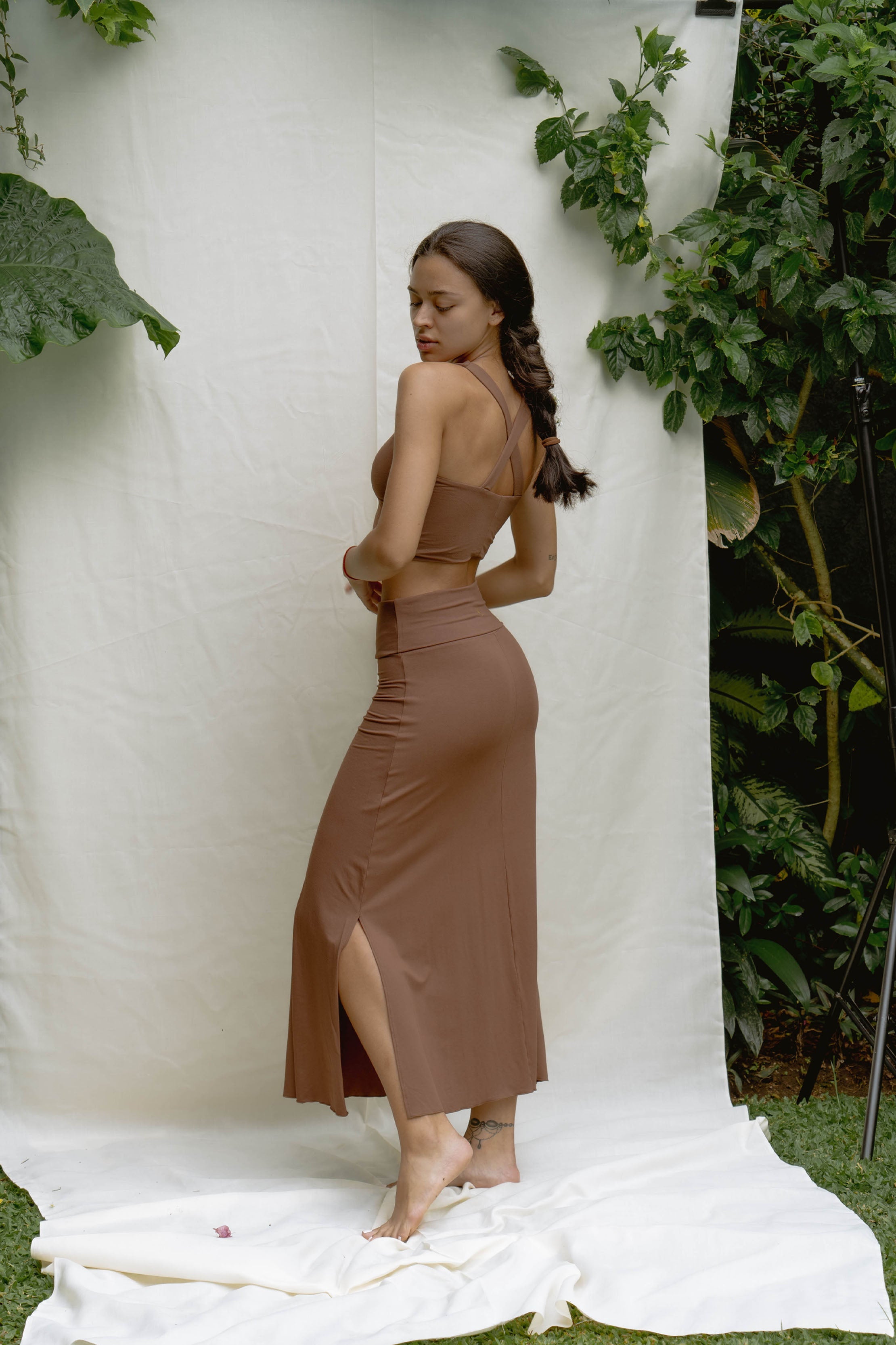 Agni Skirt Chocolate
